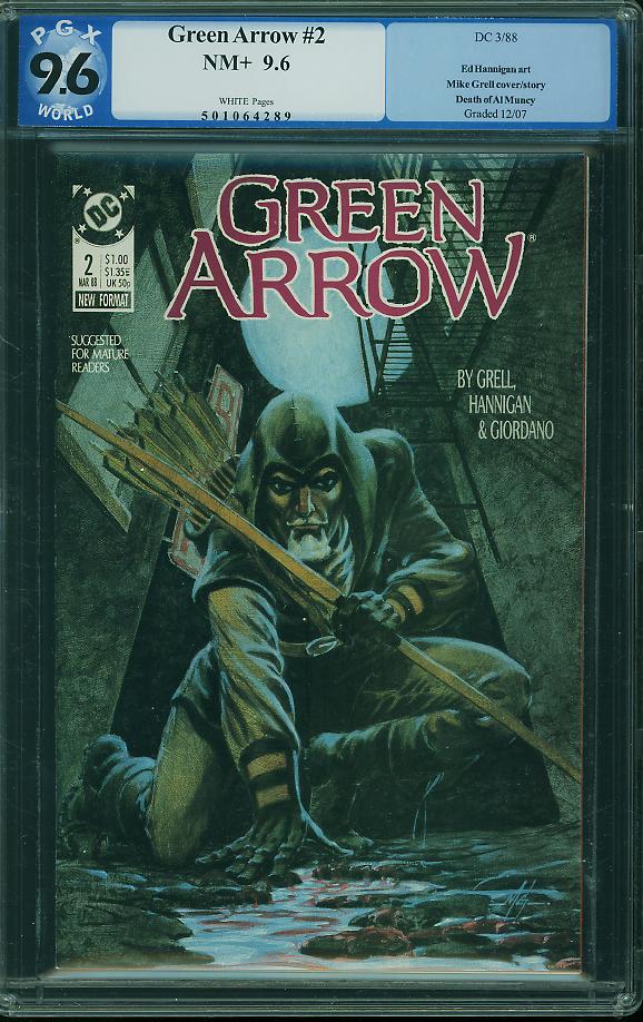 Green Arrow #2 CBCS 9.6 w