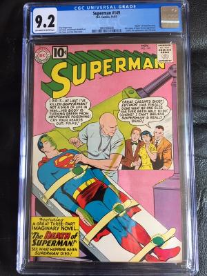 Superman #149 CGC 9.2 ow/w