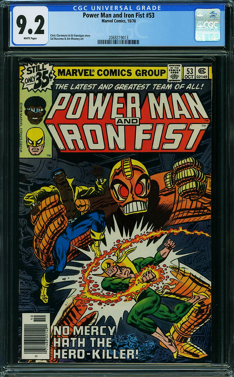 Power Man And Iron Fist #53 CGC 9.2 w