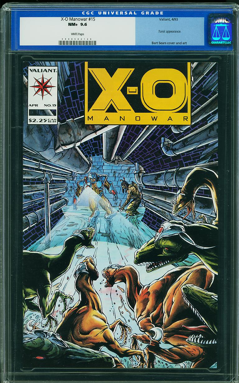 X-O Manowar #15 CGC 9.6 w