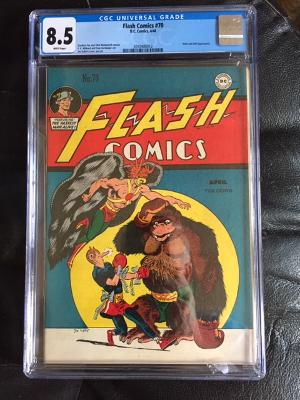 Flash Comics #70 CGC 8.5 w