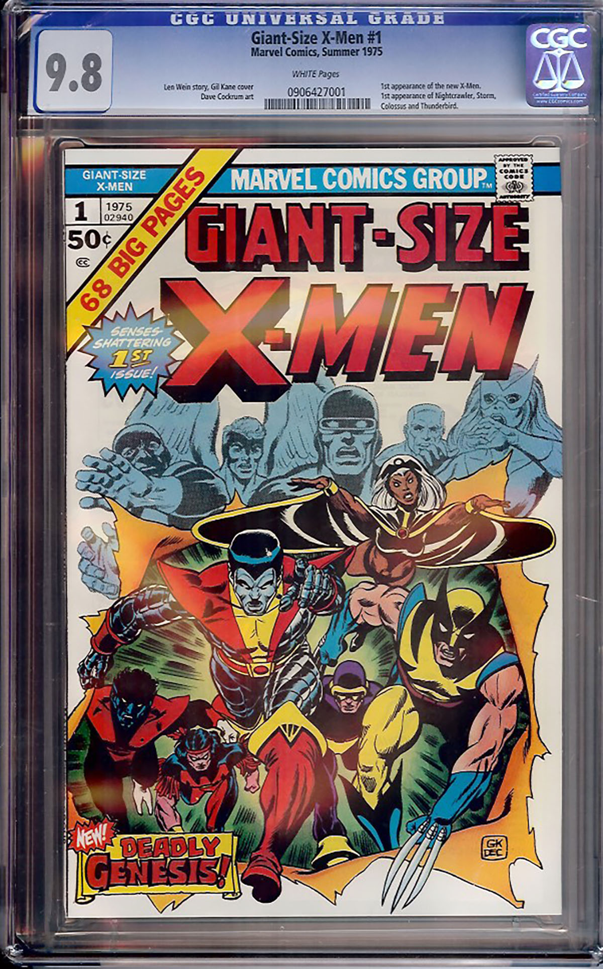 Giant-Size X-Men #1 CGC 9.8 w