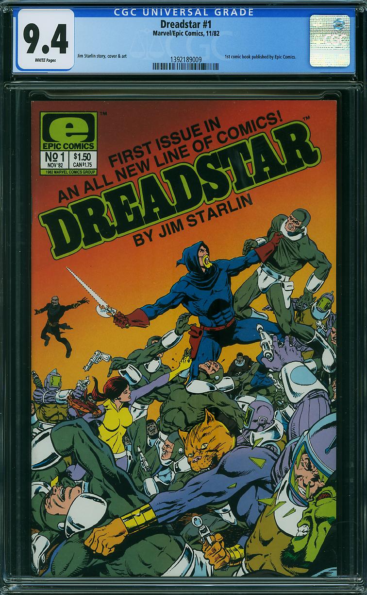 Dreadstar #1 CGC 9.4 n/a