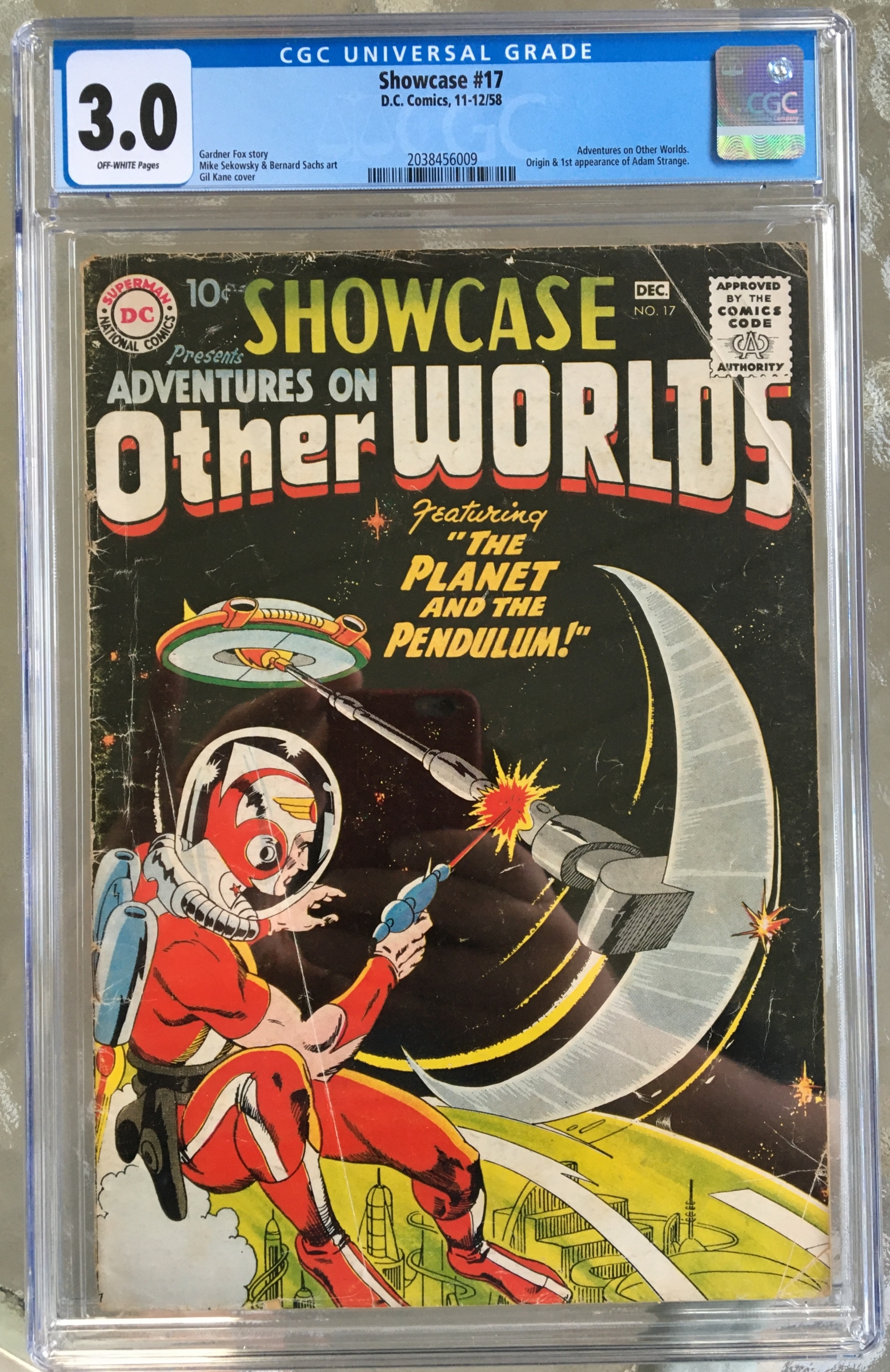 Showcase #17 CGC 3.0 ow