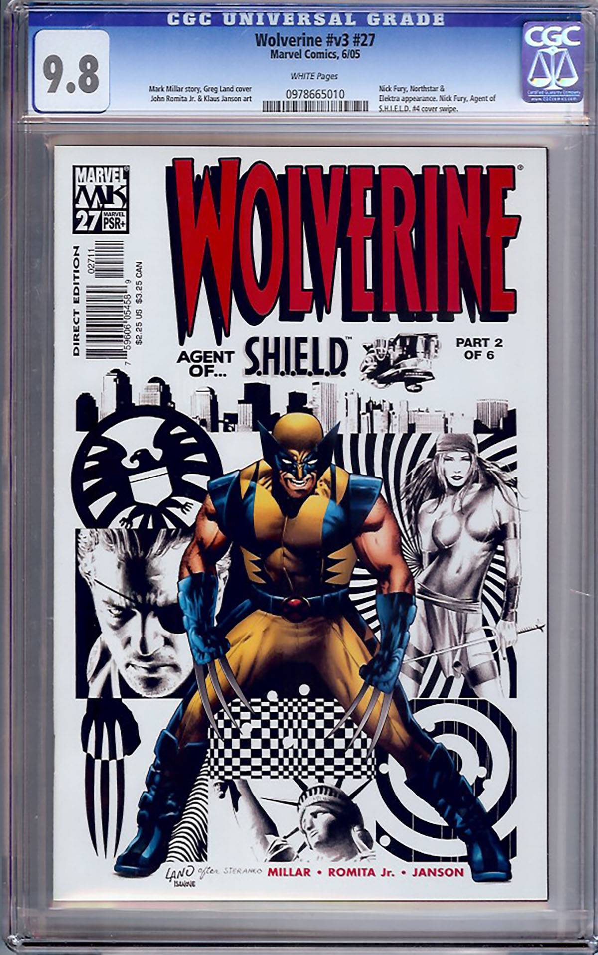 Wolverine Vol 3 #27 CGC 9.8 w