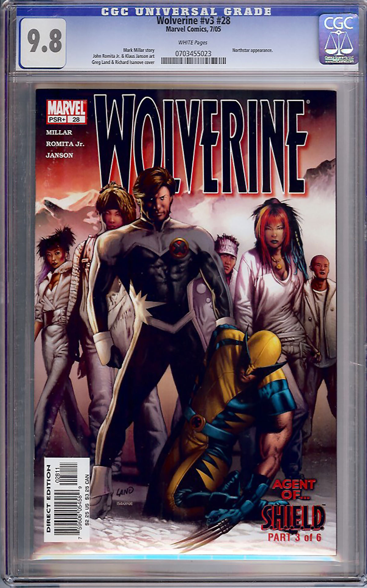 Wolverine Vol 3 #28 CGC 9.8 w