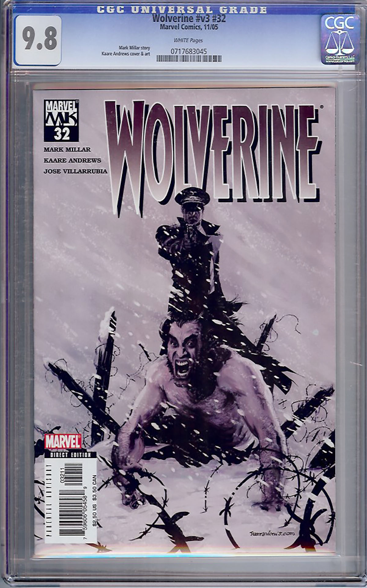 Wolverine Vol 3 #32 CGC 9.8 w