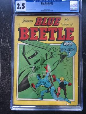 Blue Beetle #18 CGC 2.5 cr/ow