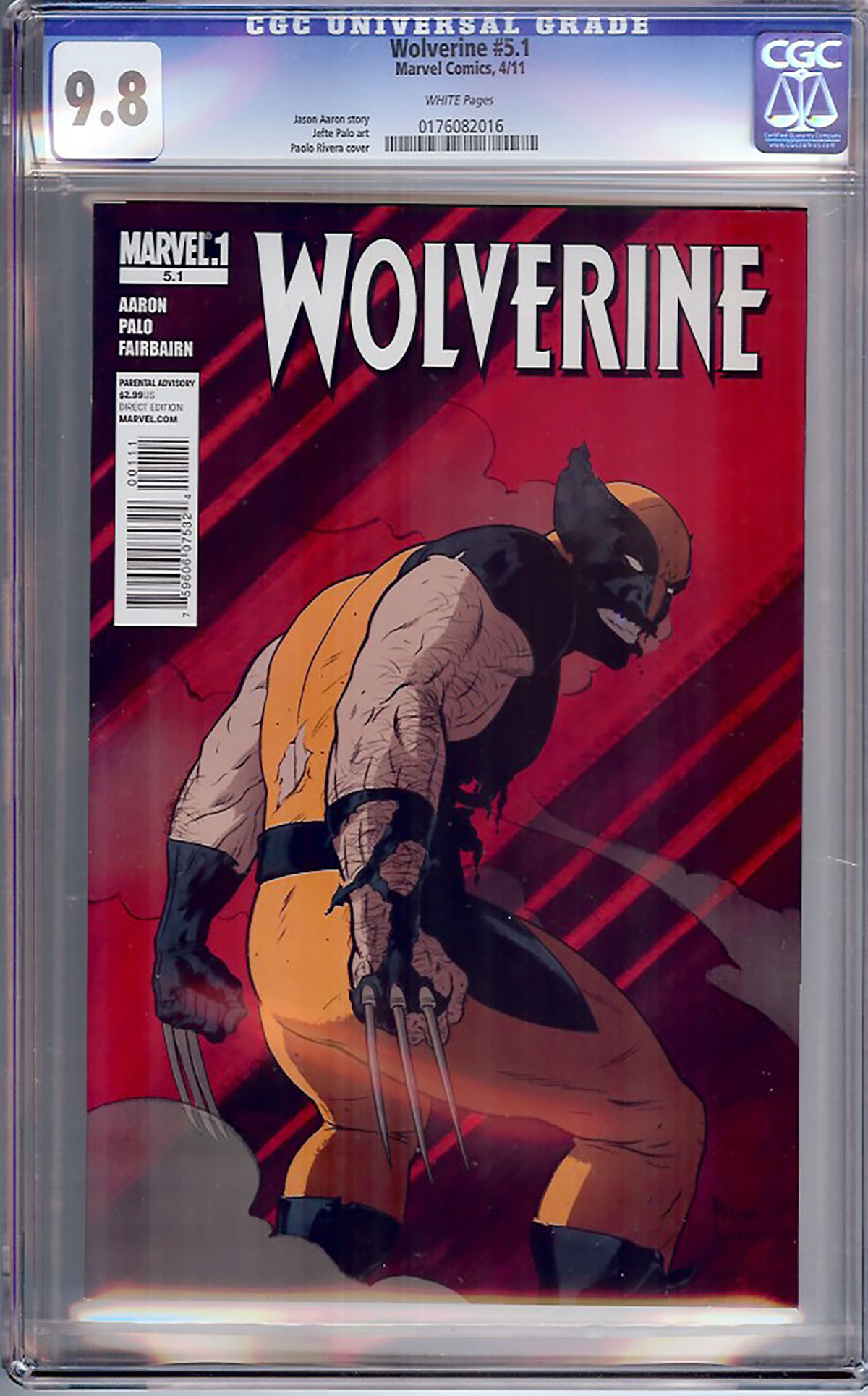 Wolverine (2010) #5 CGC 9.8 w