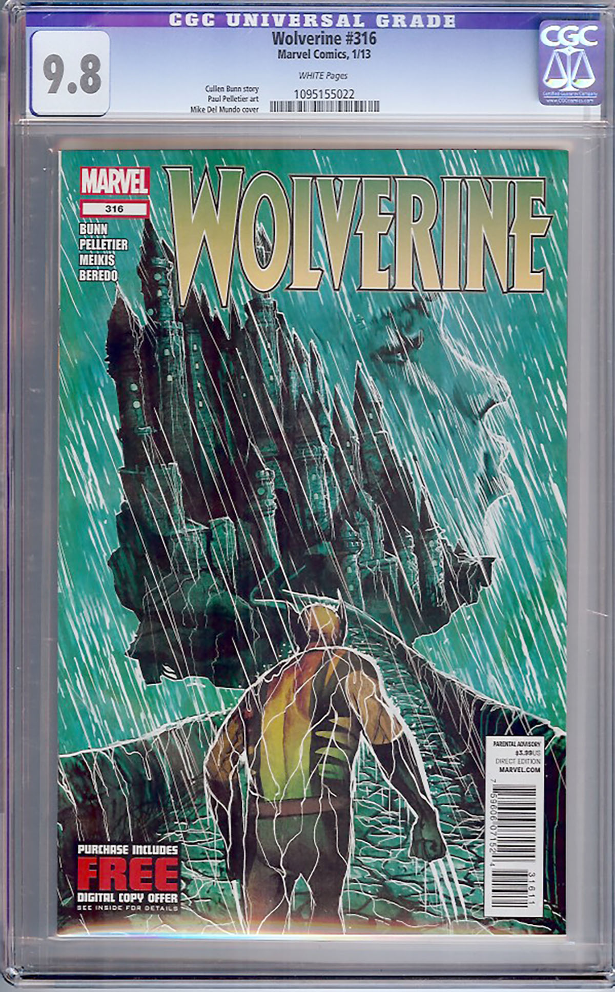 Wolverine #316 CGC 9.8 w