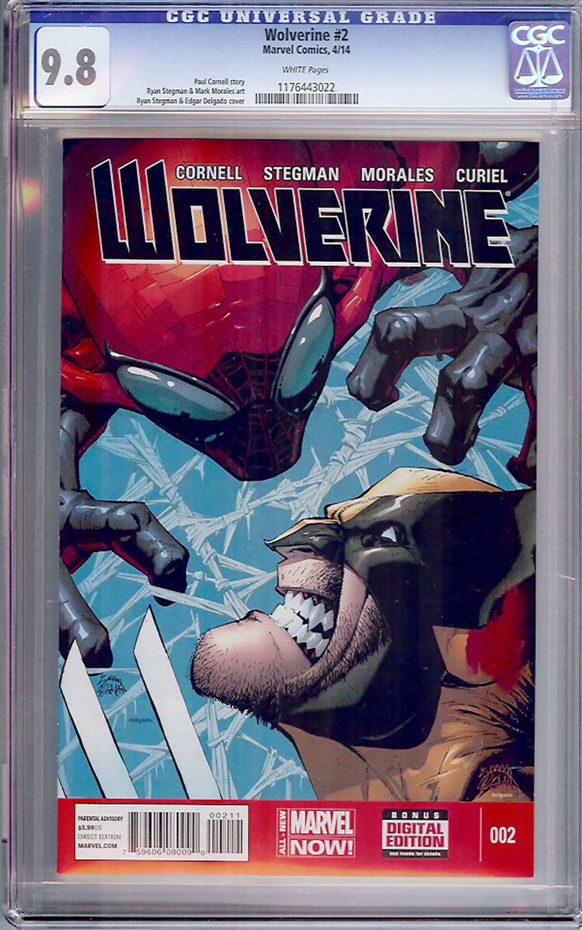 Wolverine (2014) #2 CGC 9.8 w