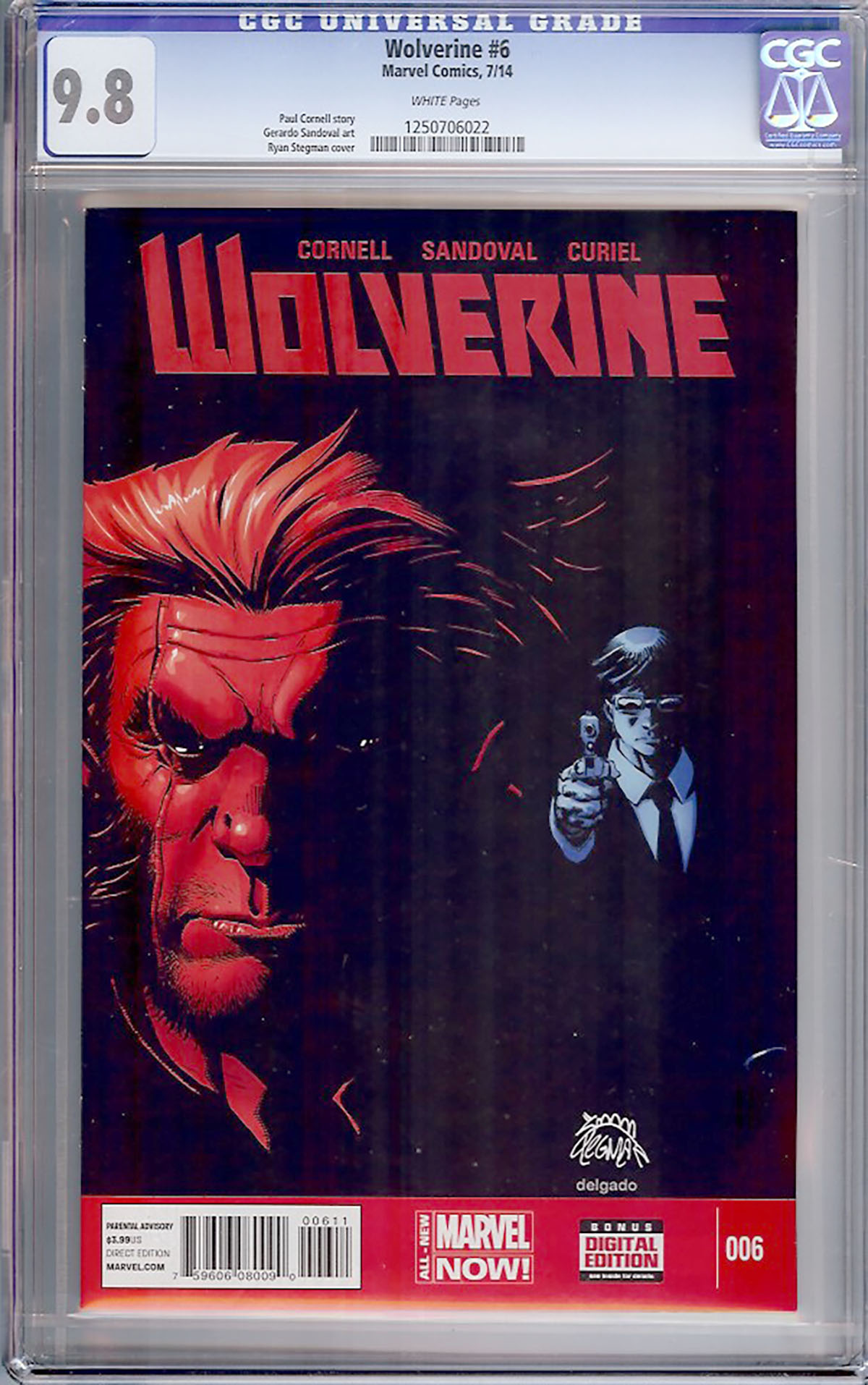 Wolverine (2014) #6 CGC 9.8 w