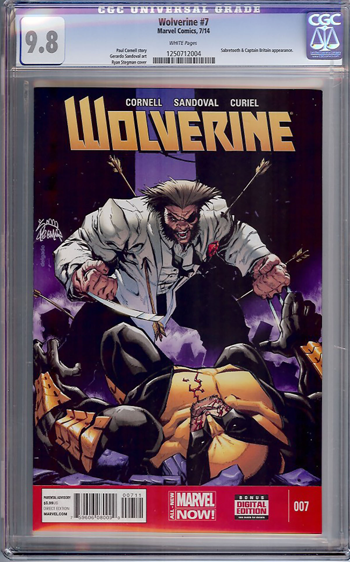 Wolverine (2014) #7 CGC 9.8 w