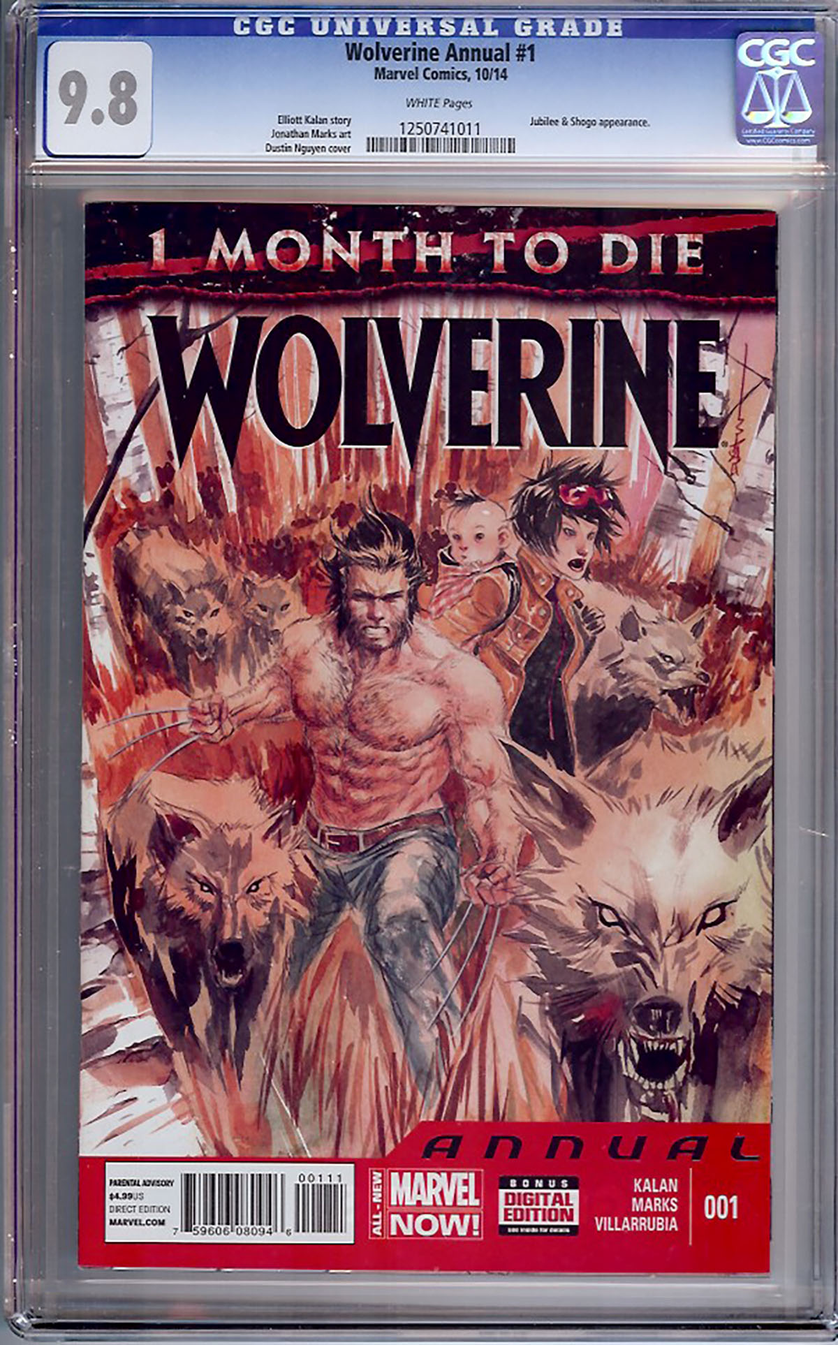 Wolverine Annual #1 CGC 9.8 w