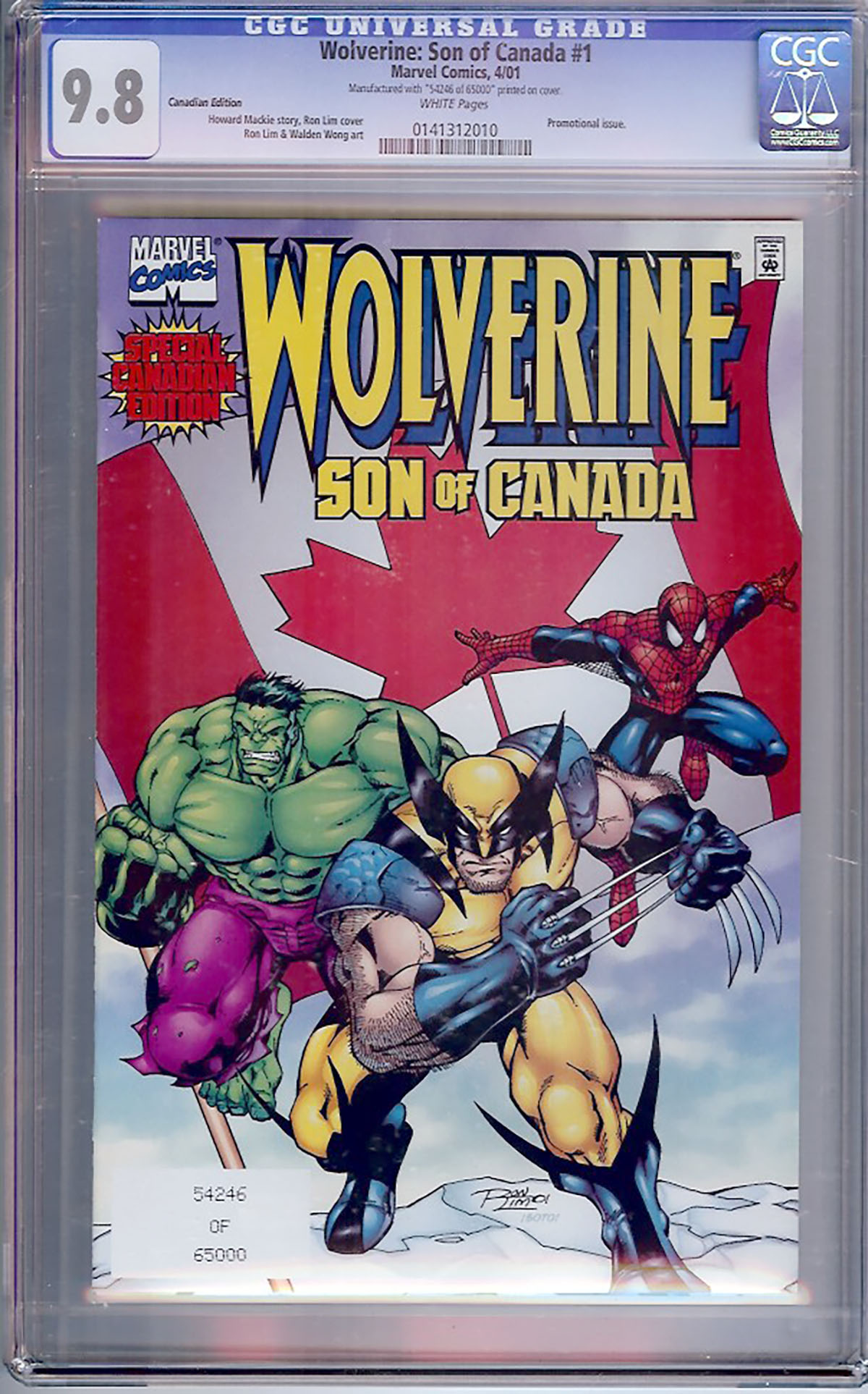 Wolverine: Son of Canada #1 CGC 9.8 w Canadian Edition