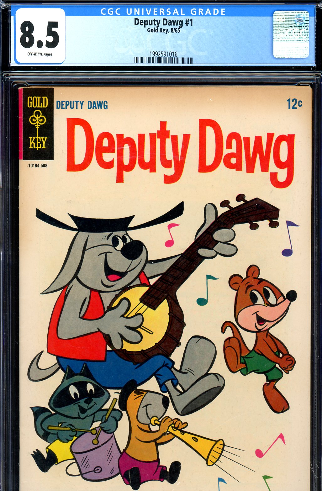 Deputy Dawg #1 CGC 8.5 ow