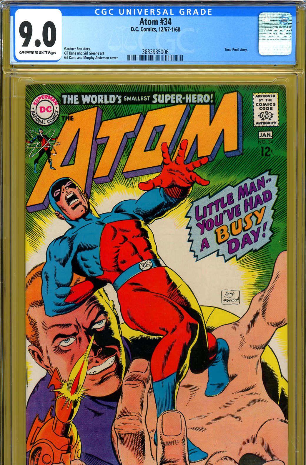 Atom #34 CGC 9.0 ow/w