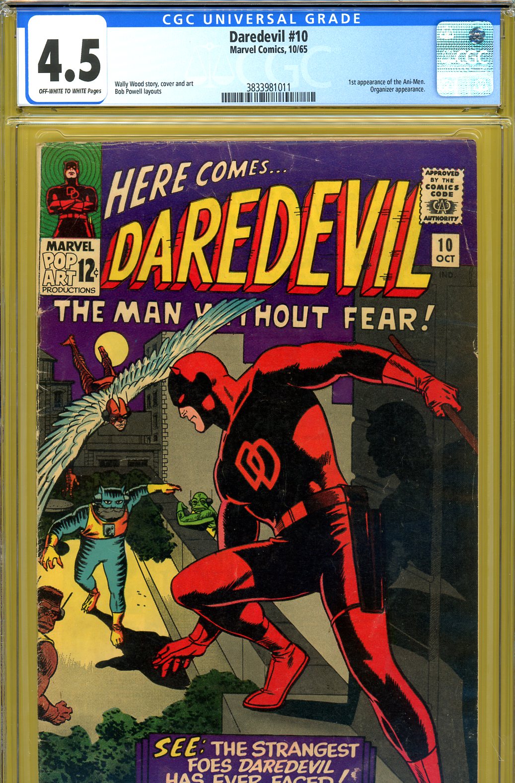 Daredevil #10 CGC 4.5 ow/w