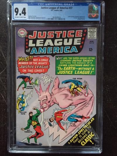 Justice League of America #37 CGC 9.4 ow/w