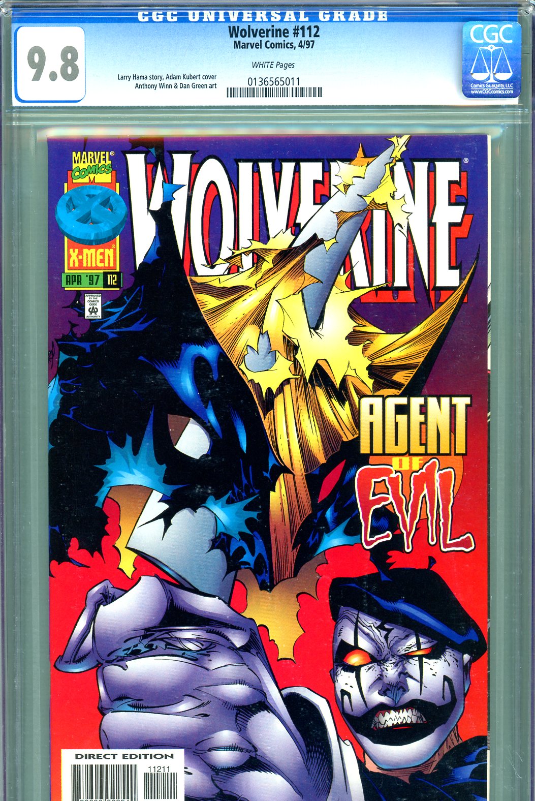 Wolverine #112 CGC 9.8 w