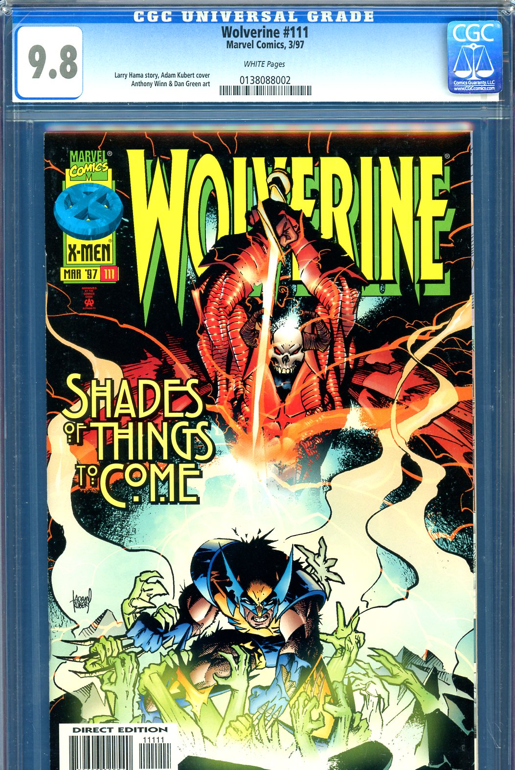 Wolverine #111 CGC 9.8 w