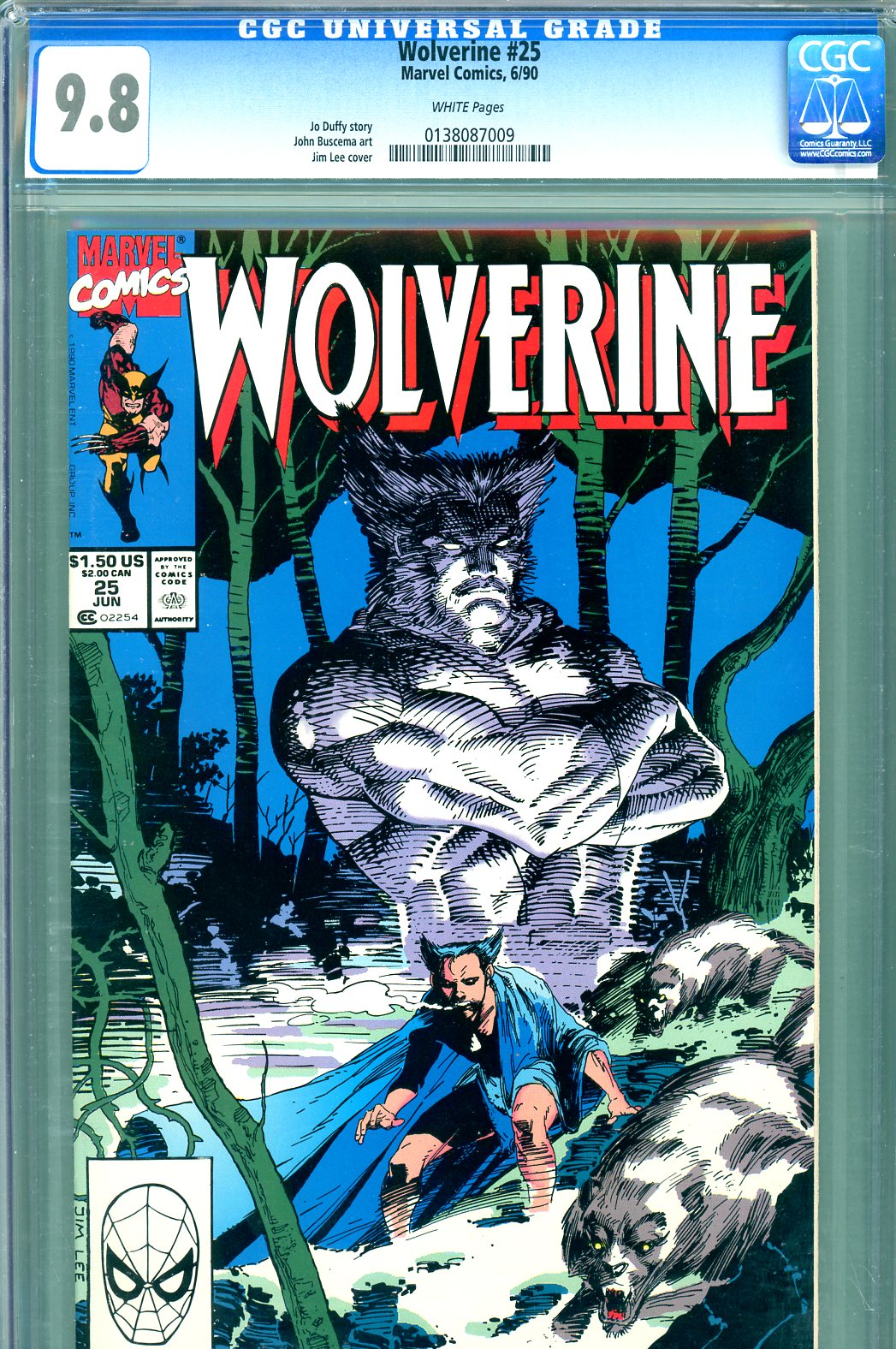 Wolverine #25 CGC 9.8 w