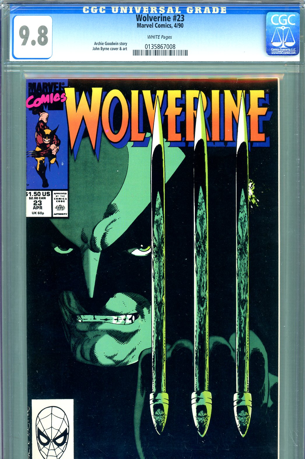 Wolverine #23 CGC 9.8 w