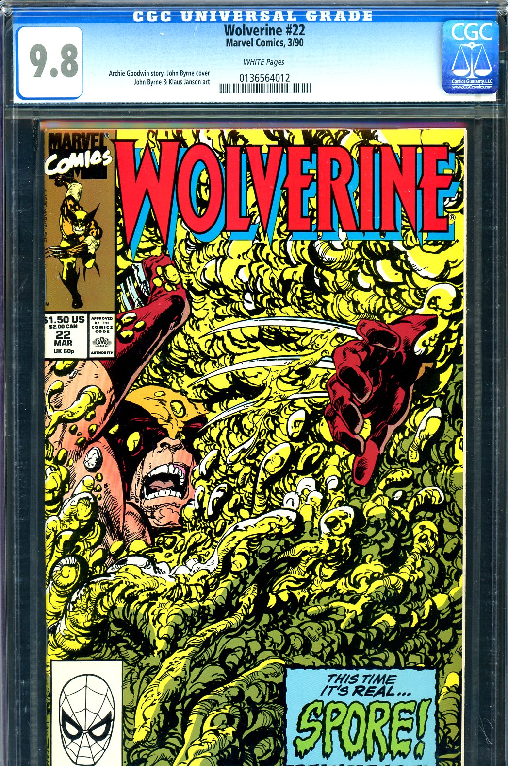 Wolverine #22 CGC 9.8 w