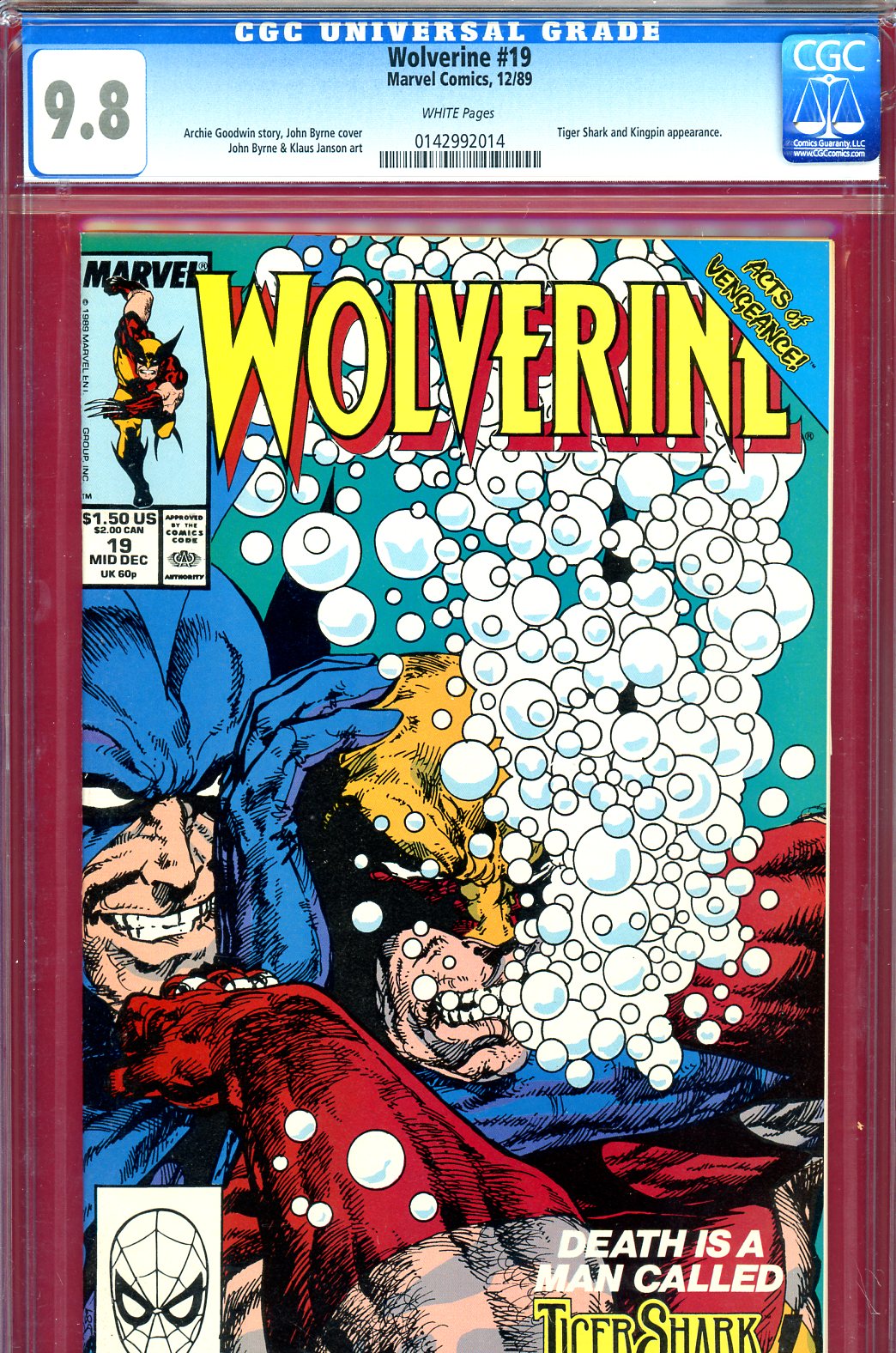 Wolverine #19 CGC 9.8 w