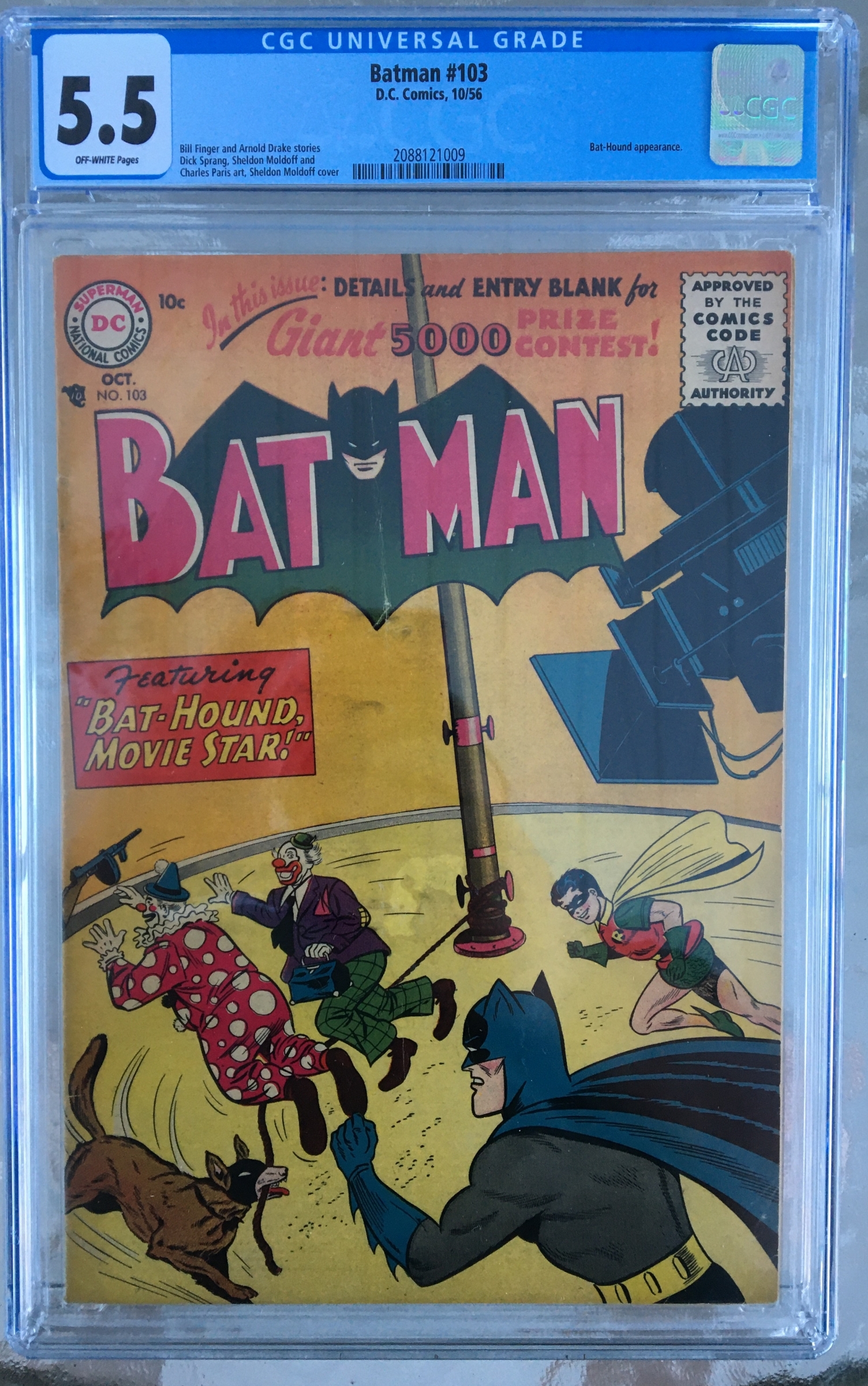 Batman #103 CGC 5.5 ow