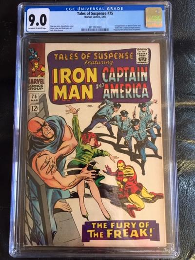 Tales of Suspense #75 CGC 9.0 ow/w