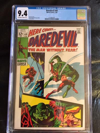 Daredevil #49 CGC 9.4 ow/w