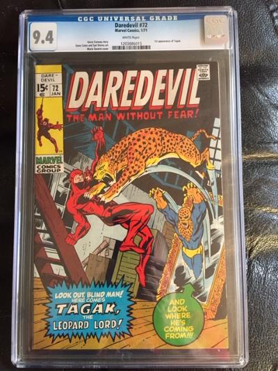 Daredevil #72 CGC 9.4 w