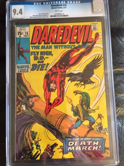 Daredevil #76 CGC 9.4 w