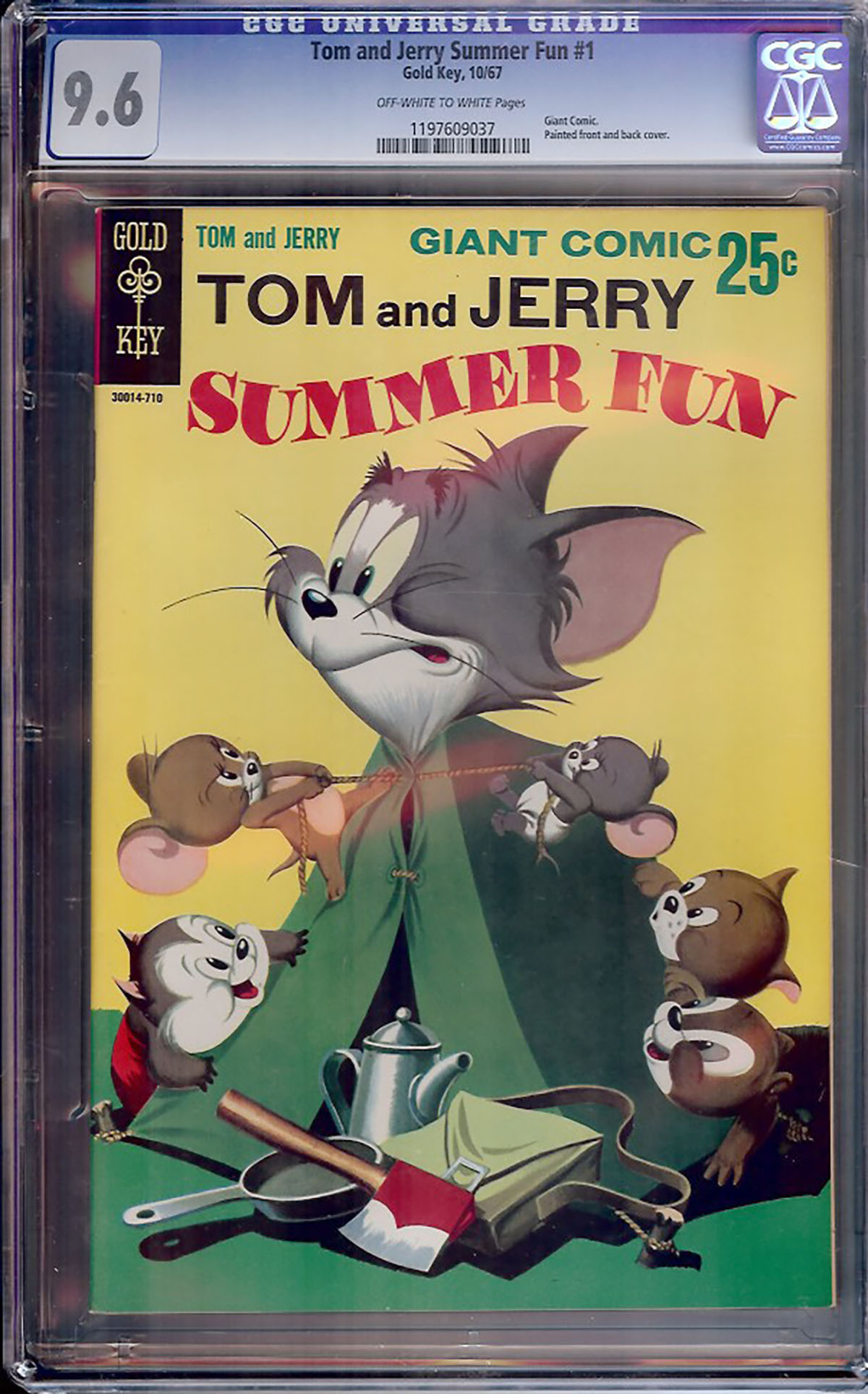 Tom and Jerry Summer Fun #1 CGC 9.6 ow/w