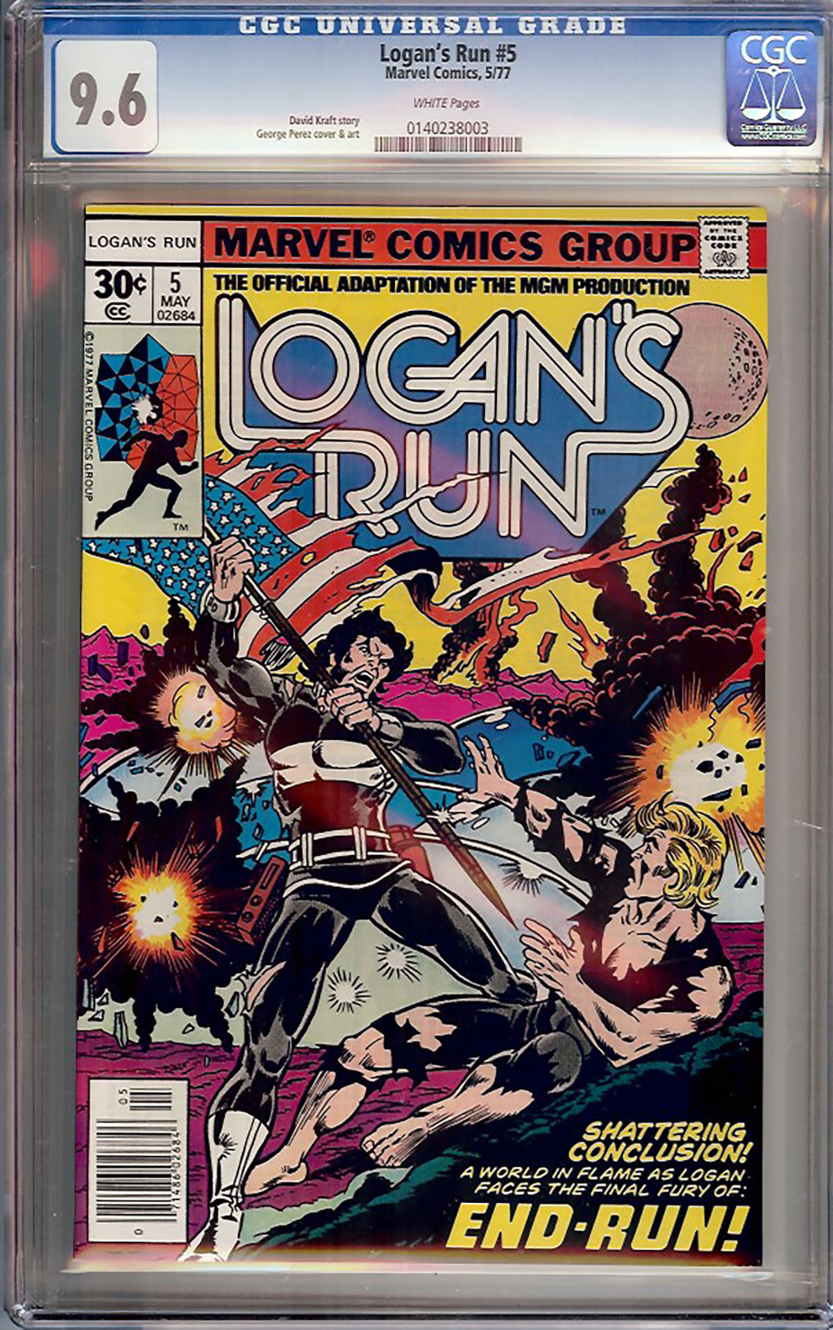 Logan's Run #5 CGC 9.6 w