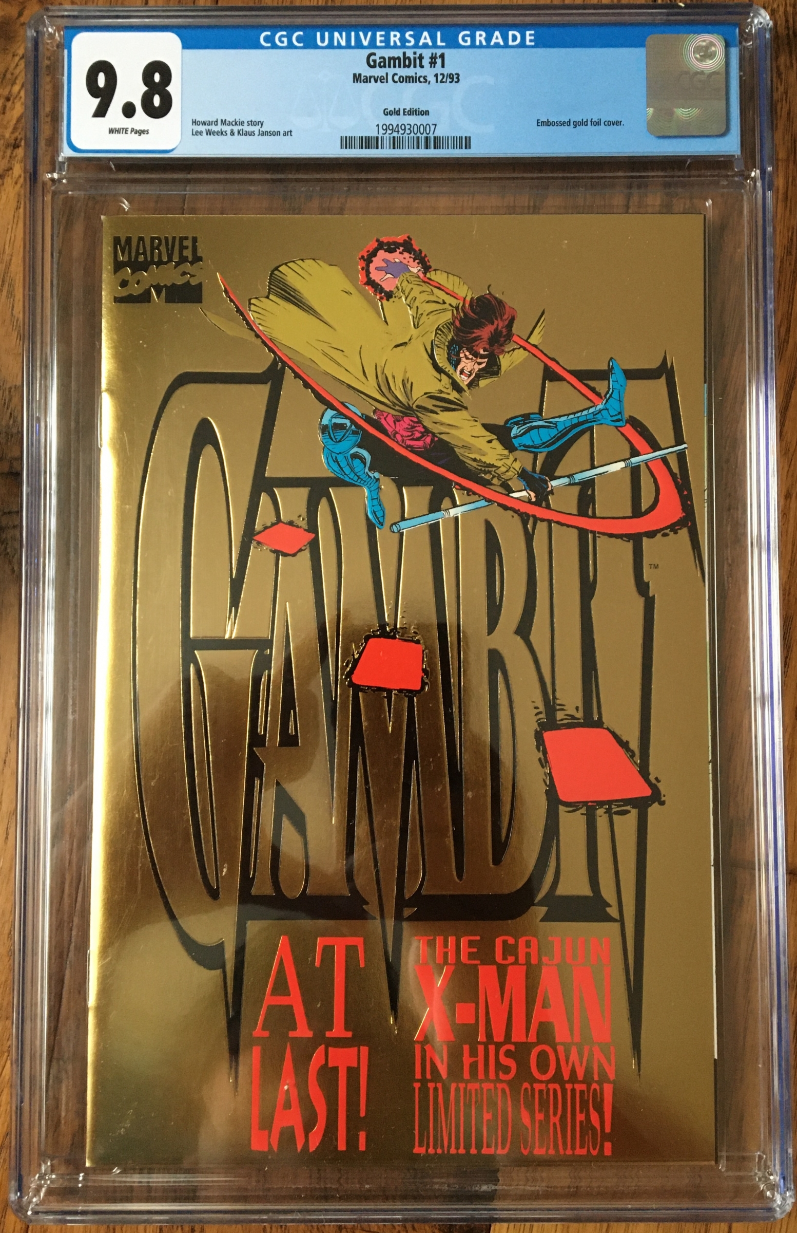 Gambit #1 CGC 9.8 w