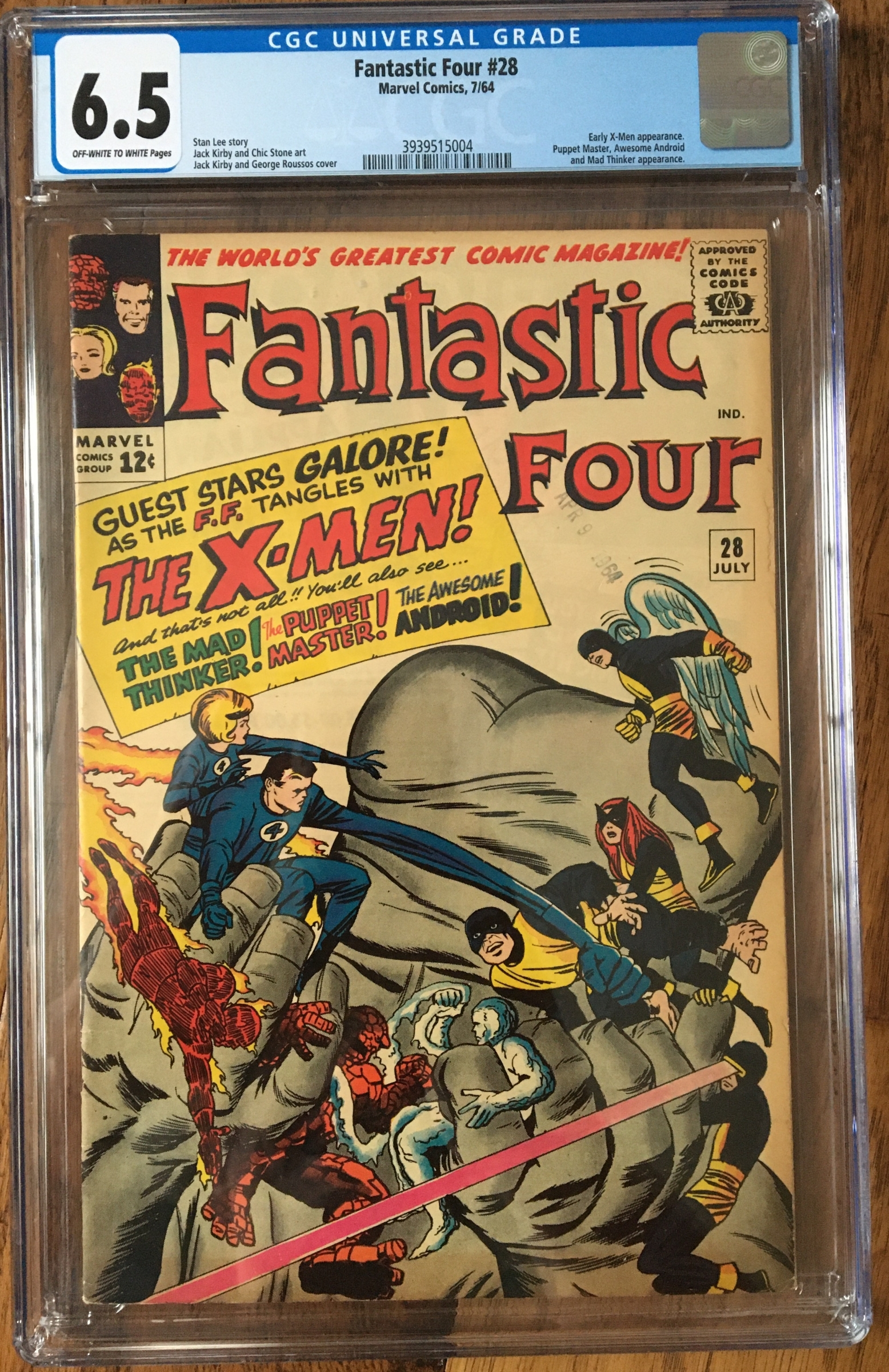 Fantastic Four #28 CGC 6.5 ow/w