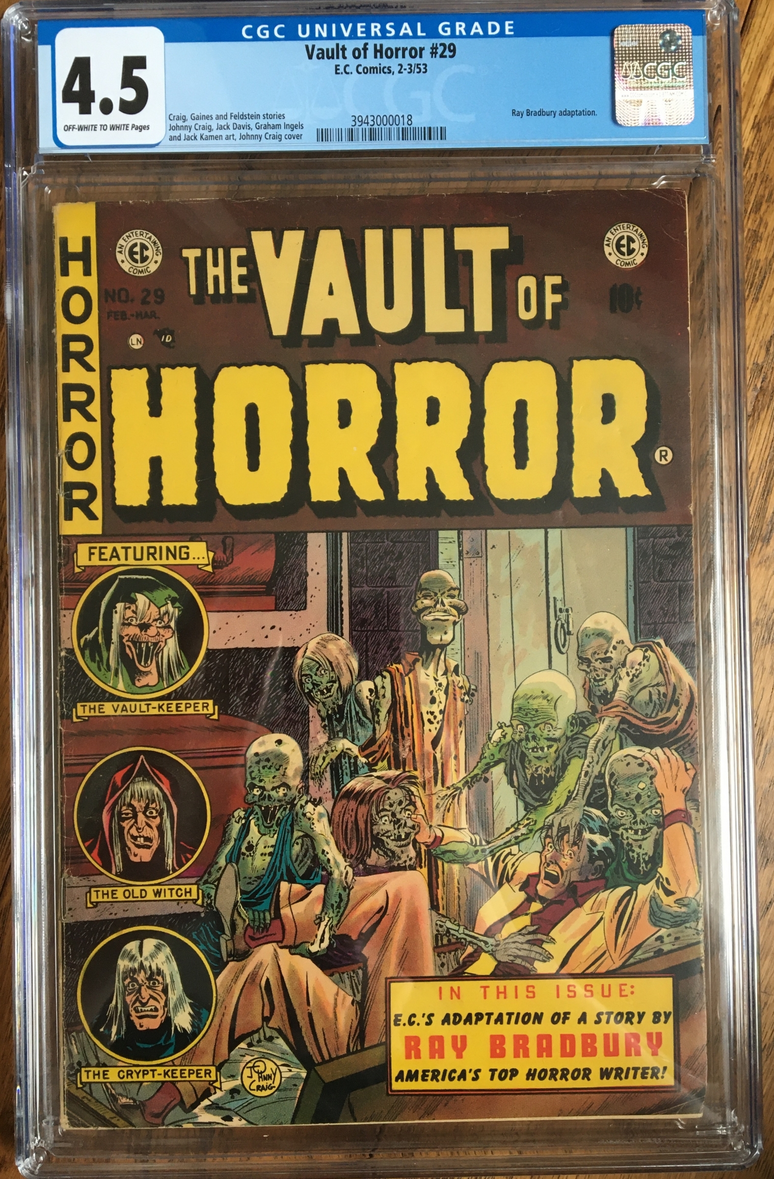 Vault of Horror #29 CGC 4.5 ow/w