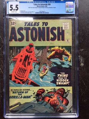 Tales to Astonish #30 CGC 5.5 ow