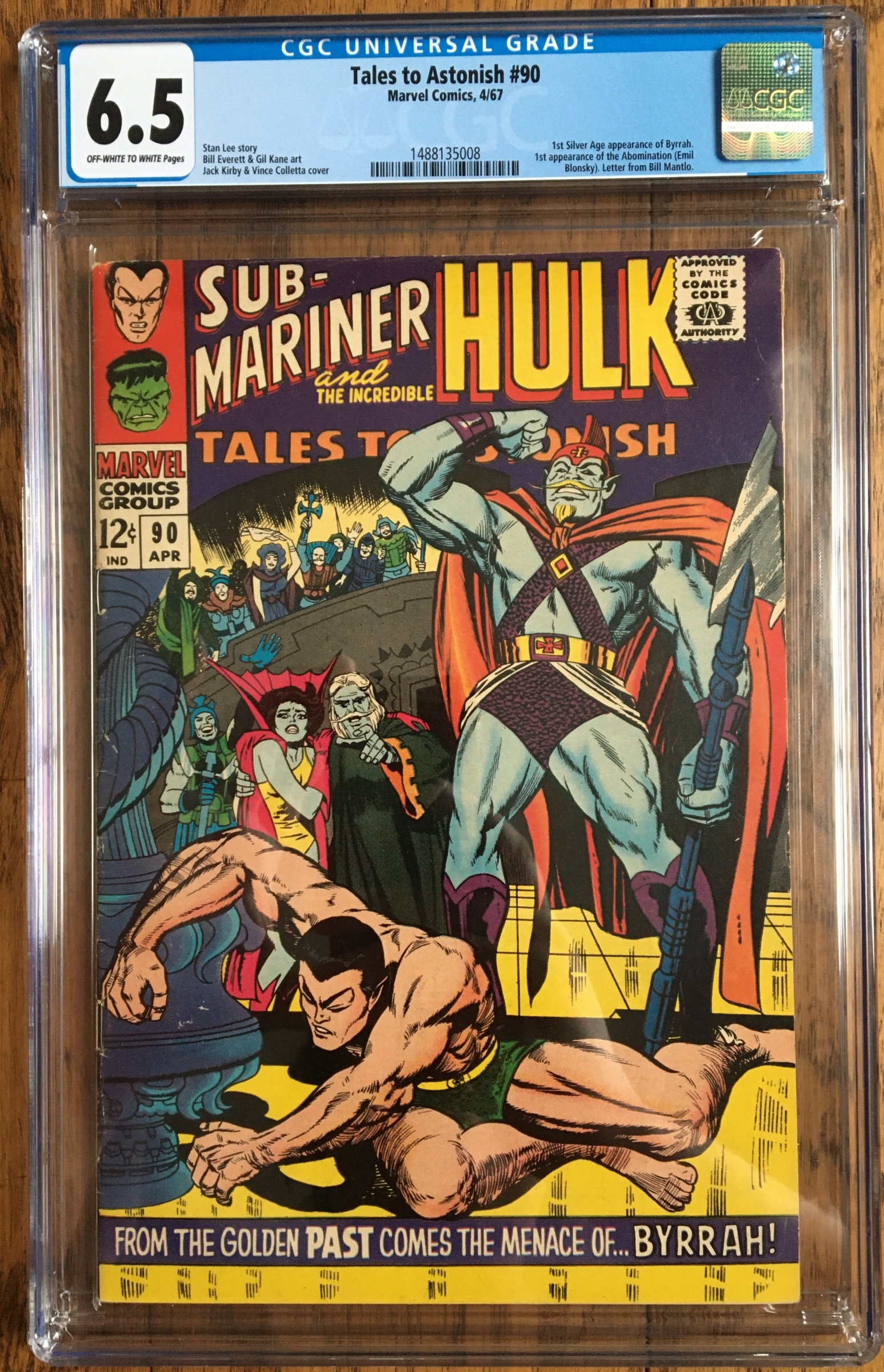 Tales to Astonish #90 CGC 6.5 ow/w