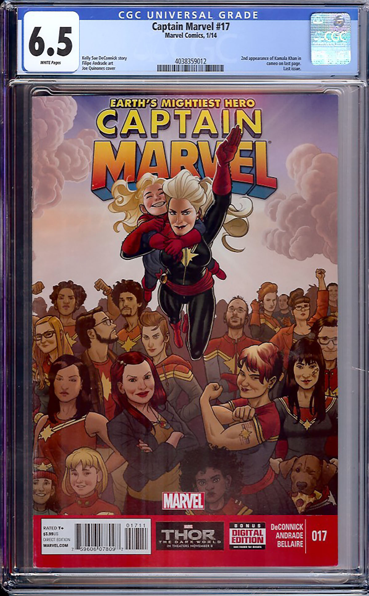 Captain Marvel #17 CGC 6.5 w