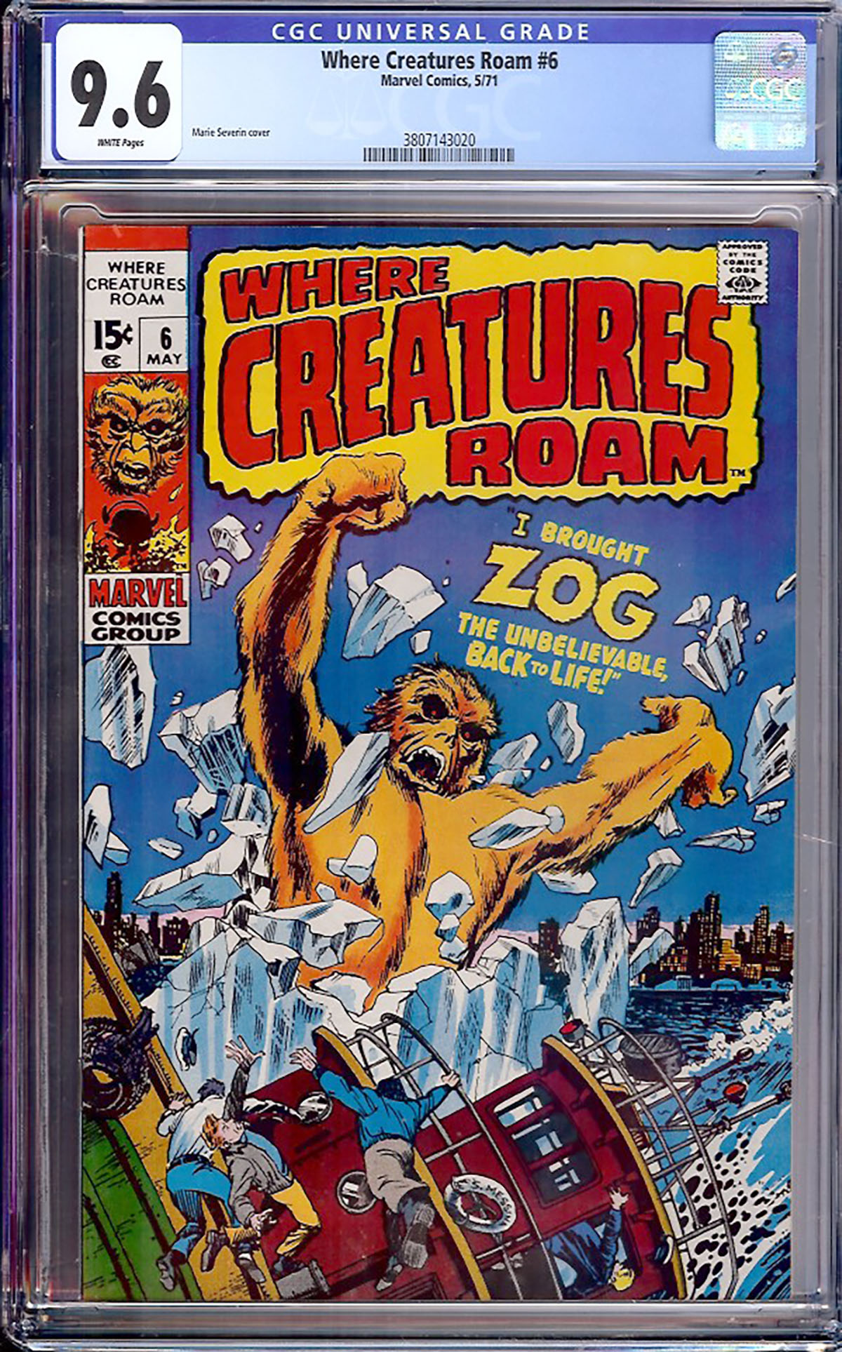 Where Creatures Roam #6 CGC 9.6 w