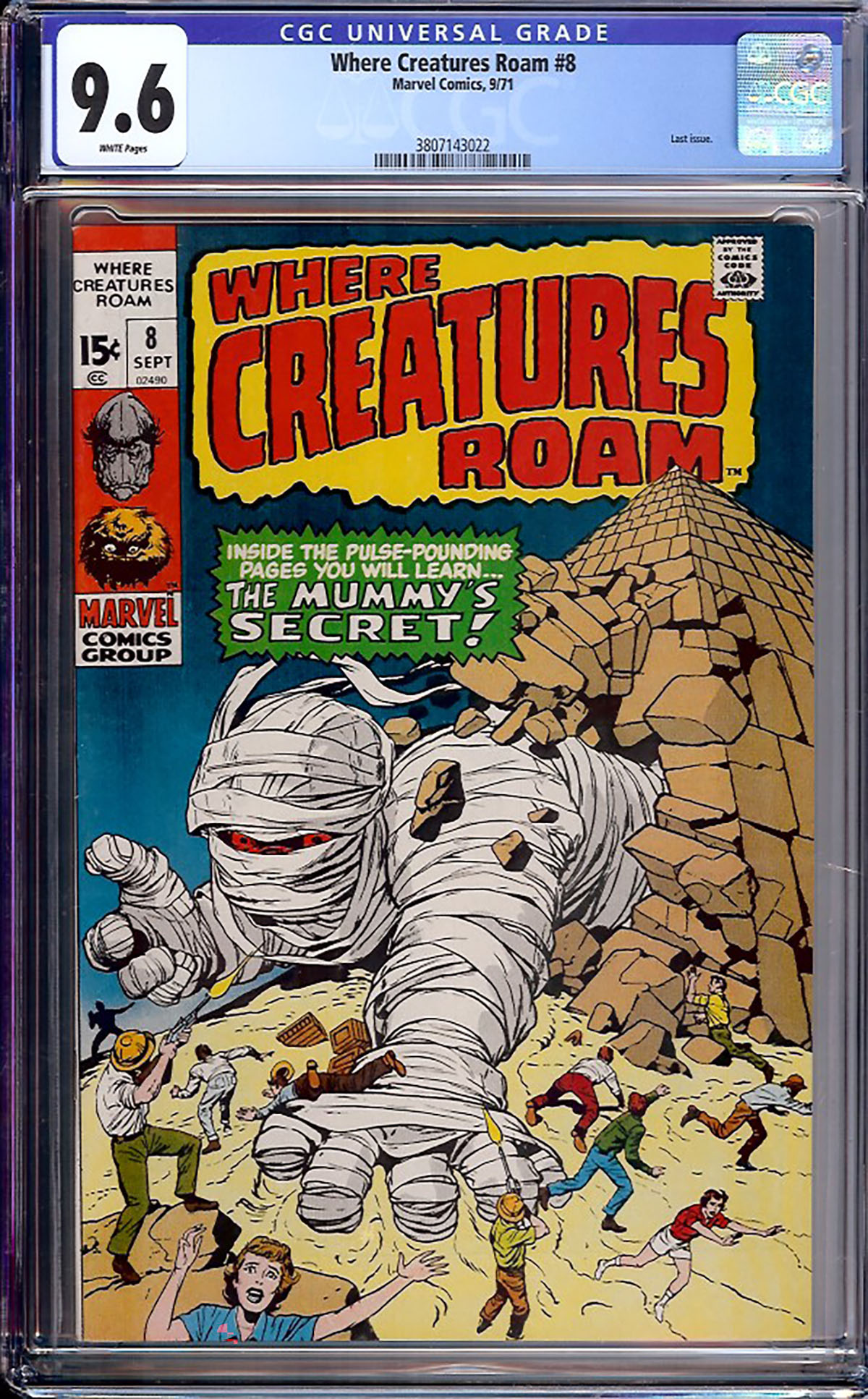 Where Creatures Roam #8 CGC 9.6 w