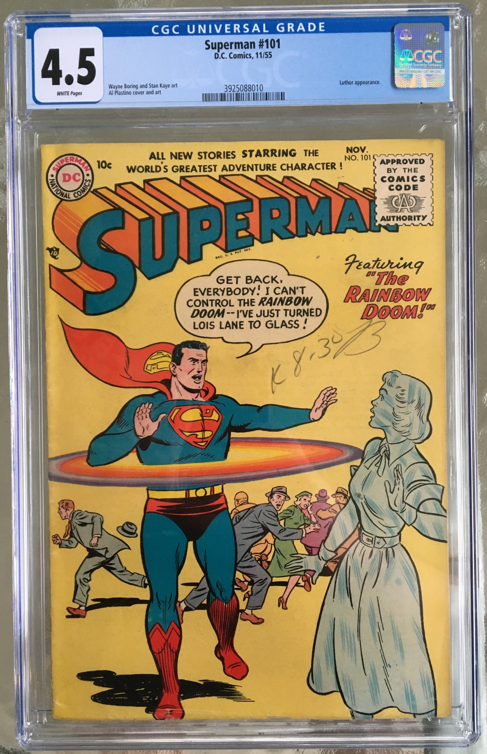 Superman #101 CGC 4.5 w