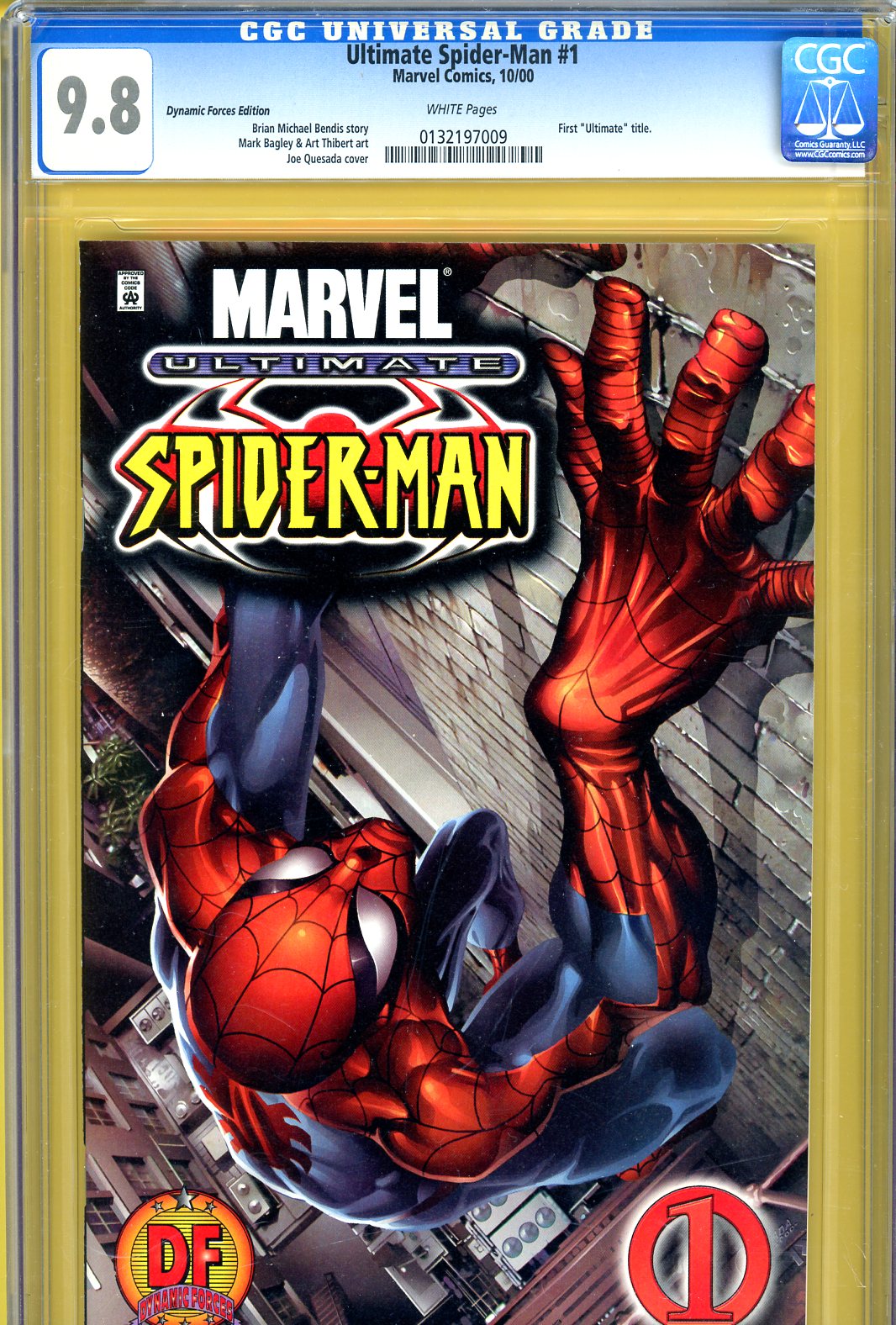 Ultimate Spider-Man #1 CGC 9.8 w Dynamic Forces Edition