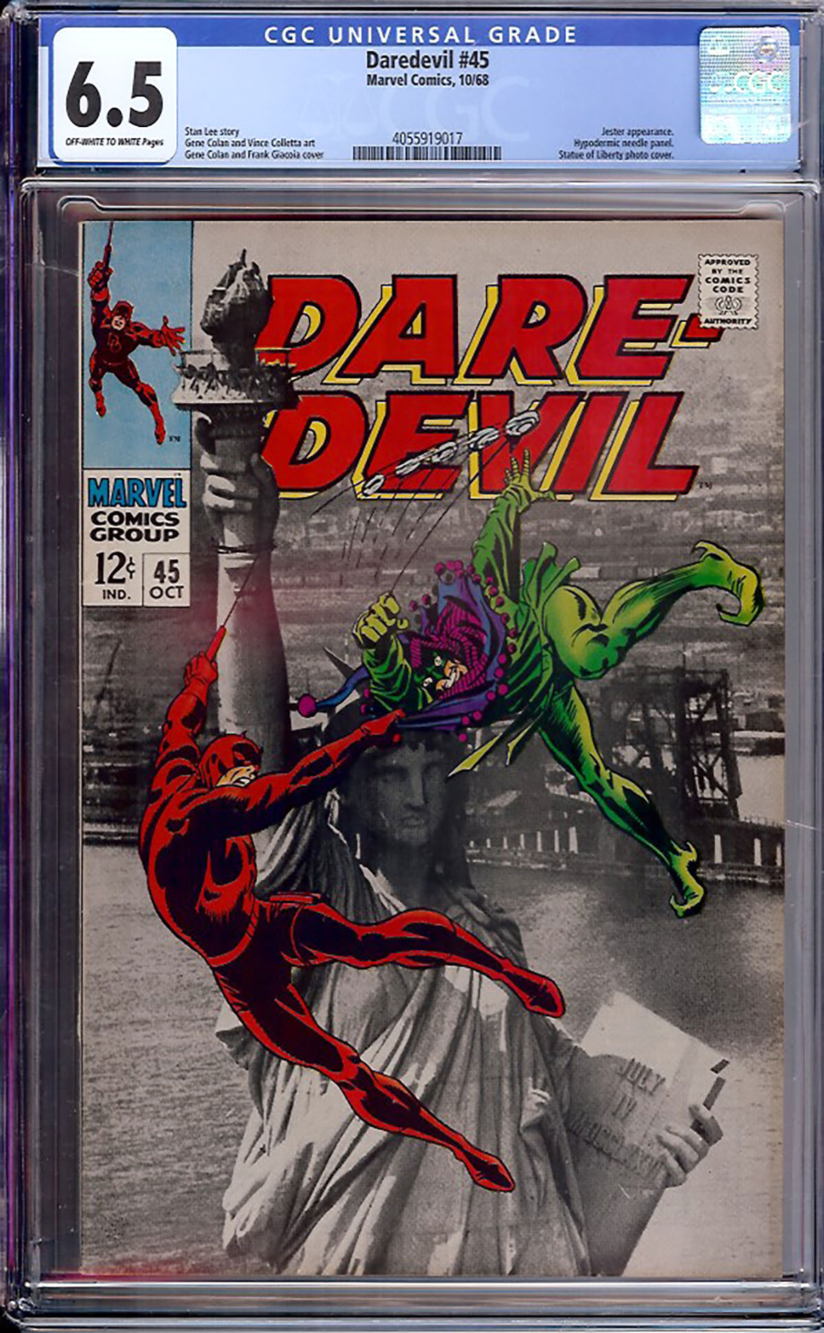 Daredevil #45 CGC 6.5 ow/w