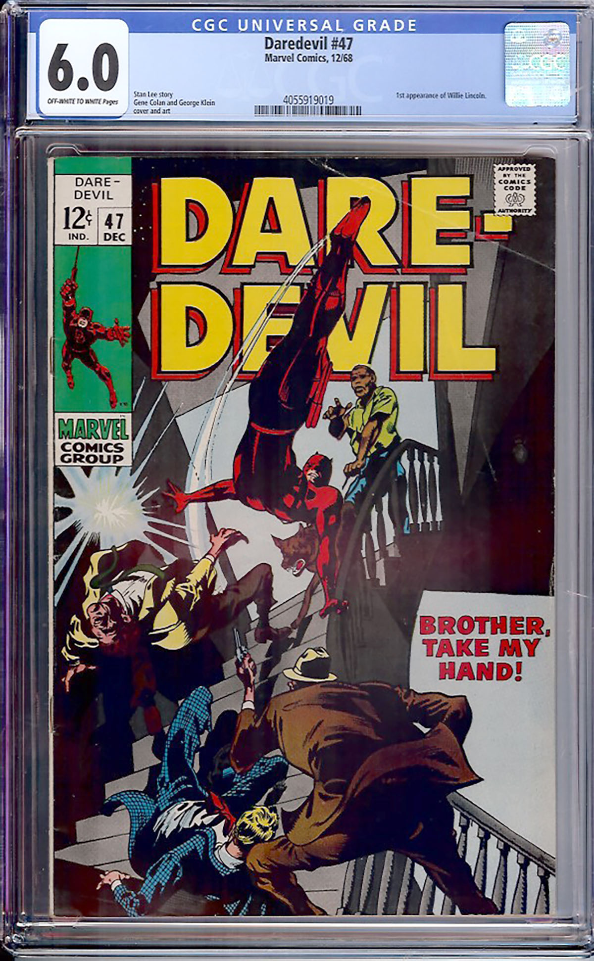 Daredevil #47 CGC 6.0 ow/w