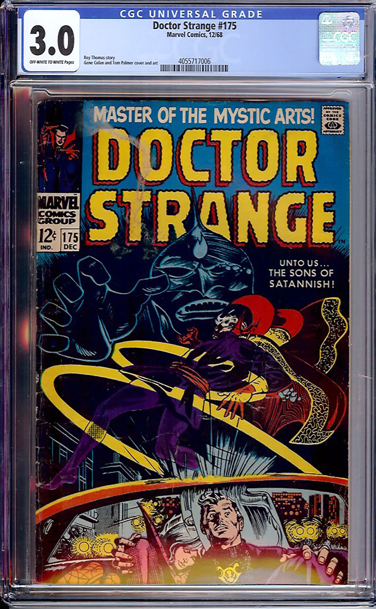 Doctor Strange #175 CGC 3.0 ow/w