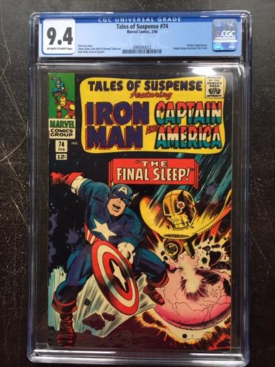 Tales of Suspense #74 CGC 9.4 ow/w